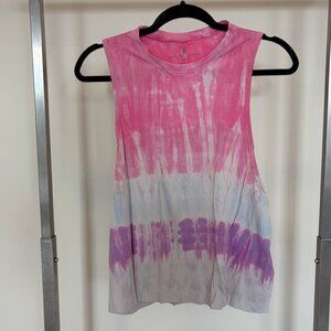 Spiritual Gangster Tie Dye Athletic Top Yoga Workout Tank